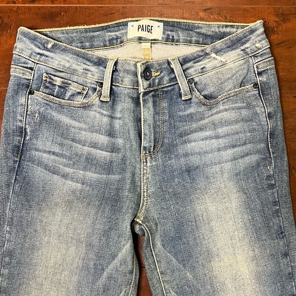 ANTHROPOLOGIE Paige Denim Verdugo Ankle Sienna Wash Skinny Mid Rise Size 29 - Picture 5 of 12